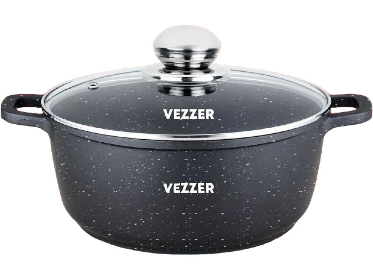 Каструля Vezzer з кришкою 3.5 л Чор