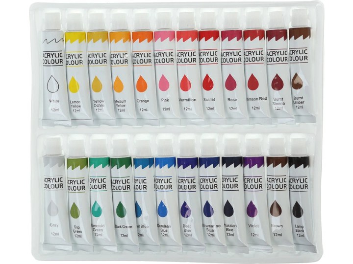 Набір акрилових фарб ZiBi Art Line
