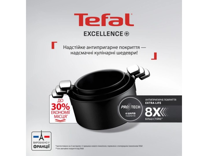 Каструля з кришкою Tefal Excellence