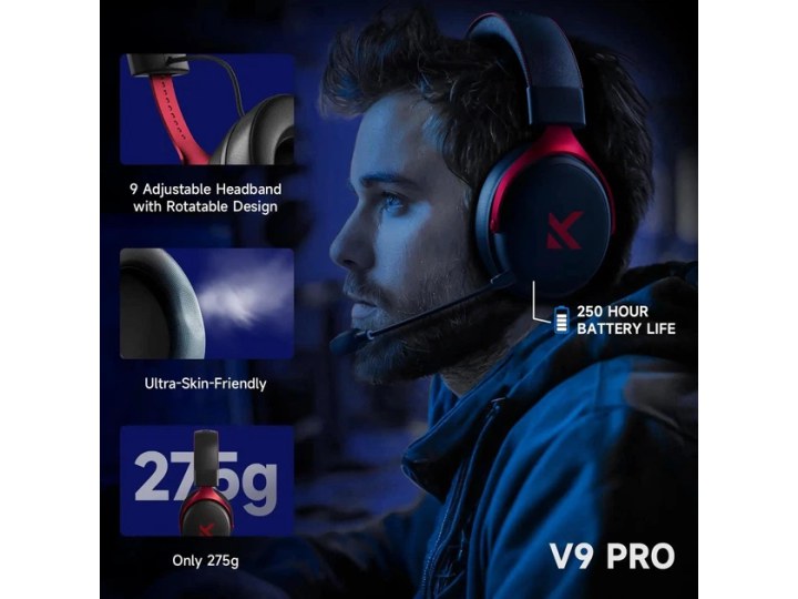 Навушники MCHOSE V9 PRO Black Бездр