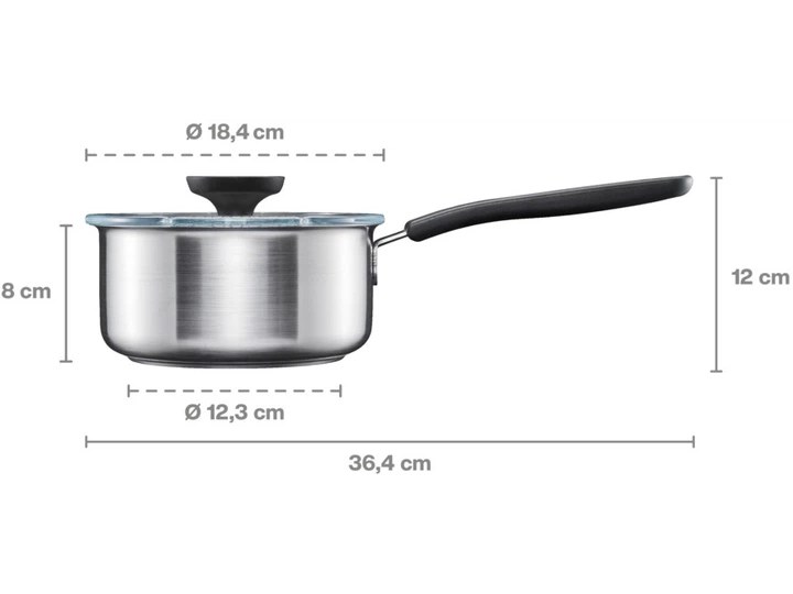 Ківш з кришкою Fiskars Form 1.5 л (