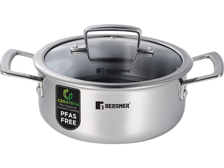 Каструля з кришкою Bergner Steelblu