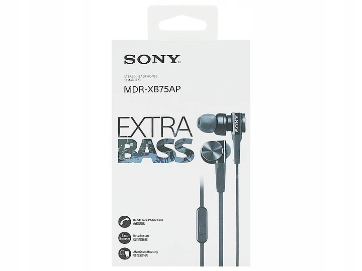 Навушники Sony MDR-XB75AP Black