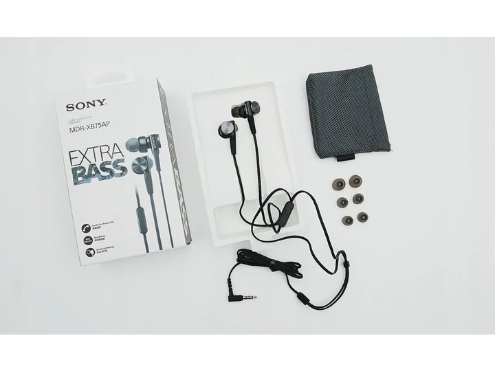 Навушники Sony MDR-XB75AP Black